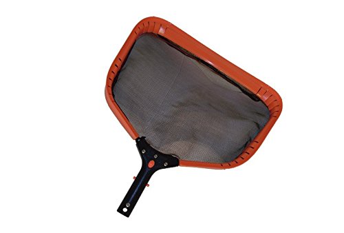 well2wellness® Poolkescher Laubkescher / Flachkescher 'DeLuxe ULTRAFEIN' mit stabilem Flexrahmen und extra feinem Netz