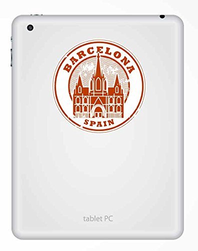 2 x Barcelona Catalunya Spanien Vinyl Aufkleber Aufkleber Laptop Auto Reise Gepäck Label Tag # 9552 – 10cm/100mm Wide - 3