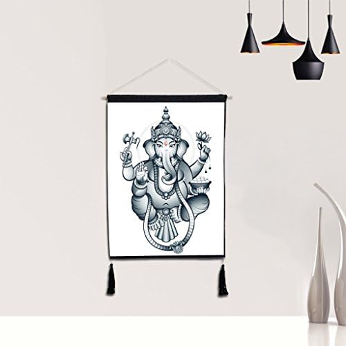 Tapestry QIAO Ornament Indian Mandala Elephant Diva Abstract Art Bohemian Hippie Decorative Cloth Bed Cloth Beach Cloth Polyester (Color : I, Size : 45x65cm)