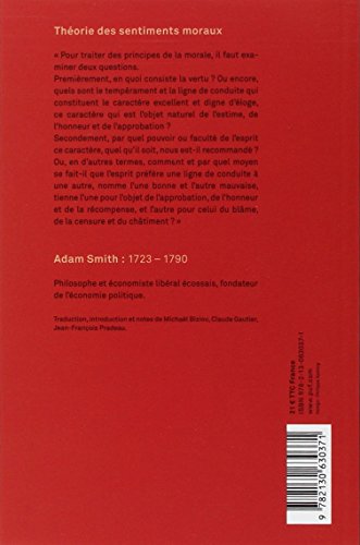 Livres Couvertures de Théorie des sentiments moraux