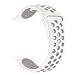 Produktbild ZRO Smart Watch Armband, Soft Silikon Sport Ersatz Uhrenarmbänder für Apple iWatch Serie 3/ Serie 2/ Serie 1 38mm S/M, Weiß/Lavendel