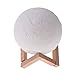 Produktbild Baoblaze LED Mondlampe 3D Mond Lampe dimmbar Ø 15cm Mondlicht Lampe Nachtlampe Nachtlicht Touch Sensor Tischlampe für Schlafzimmer Cafe Bar Esszimmer