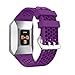 Produktbild Fitbit Ionic Armband, FEITONG Silikon Uhrenarmband Perforiert Lüften Zubehör Sport Watch Straps für Fitbit Ionic (130-230mm, #Lila)