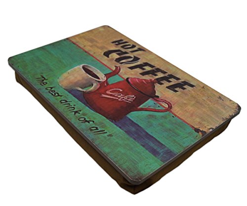 Knietablett „Hot Coffee“ mit Kissen P-893 - 2