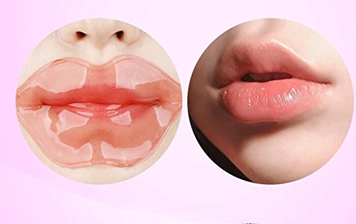 10 Stück Lippe Maske, Collagen Lippe Gel-Maske, Kollagen-Kristall Lippe Film Paste/Lippenpads, CIDBEST® Beauty Make-up Lippenpflege Zubehör, Anti Dry Ageing Falten Membrane Moisturizing Lip Mask, Machen Sie Ihre Lippe attraktiv und Sexy - 4