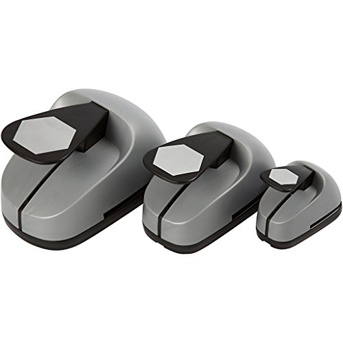 Stanzer-Set, Größe 25+49+75 mm, Hexagon, 3 sort.