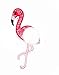 Produktbild rabana Flamingo Vogel Pool Float Sommer Strand Hawaii Cartoon Kinder Patch für Heimwerker-Applikation Eisen auf Patch T Shirt Patch Sew Iron on gesticktes Badge Schild Kostüm