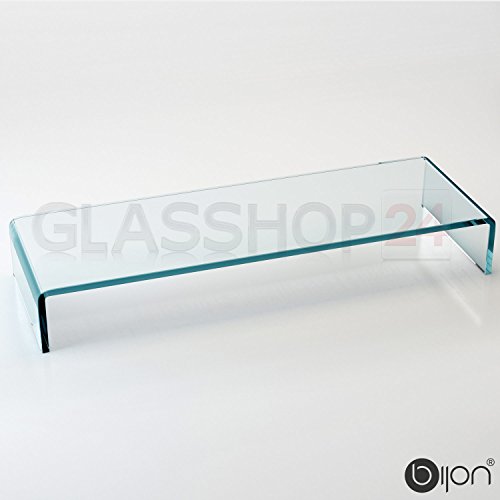 bijon® TV-Glasaufsatz Monitor Erhöhung (B/T/H) 1000x300x130mm – klar - 2