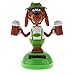 Produktbild PETSOLA Solarbetriebene Tanzen Flap Spielzeugauto Ornament Bobble Kopf Bier