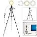 Produktbild Sweethos LED-Ringlicht mit Stativständer für YouTube, Video und Make-up, 6,3 cm (6,3 Zoll) Mini LED Kamera Licht mit Handyhalter Desktop LED Lampe mit 3 Lichtmodi & 10 Helligkeitsstufen