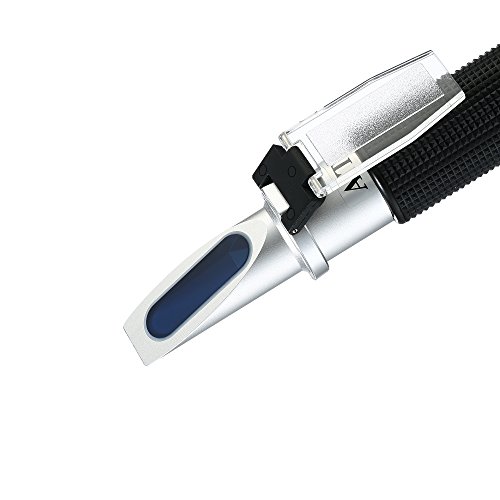RCYAGO Handheld Einzige Skala 0-80% Brix Alkohol Refraktometer für Spirituose，Destillierte Getränke und Ethanol mit Wasser wie Whisky, Brandy - 4