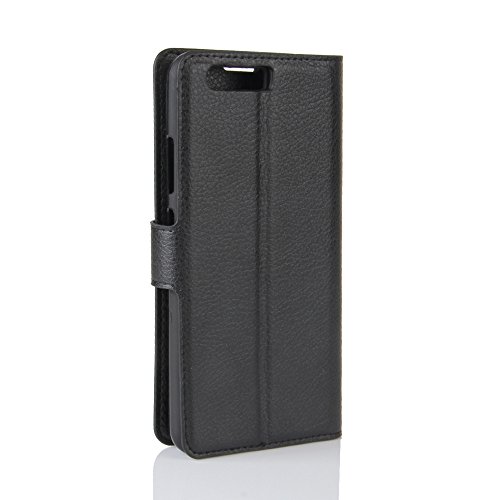 VIFLYKOO Huawei P10 Lite Hülle, VIFLYKOO Tasche im Bookstyle für Huawei P10 Lite Tasche(schwarz) - 5