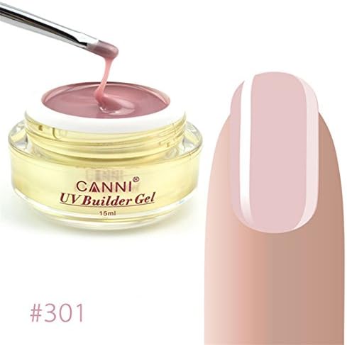 Moonuy Thickness Builder Gel Nails,Pink Finger Nail Gel Cover Nail Extender Camoufla Light Therapy Glue Removable UV (A)