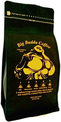 Big Budda Coffee Beans 250g / 500g 100% Premium Single Origin Arabica ,,,Smooth Rich Medium / Strong Tasting Coffee Harvested from Dalat Highlands in Vietnam,