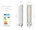Produktbild PL LED Sockel G24d-2 12W 2 Pins warmweiß Abstrahlwinkel 120° Sockel 90° drehbar Kompaktleuchtstofflampen LED G24 Birne Dulux Ersatzmöglichkeit Samsung Chip