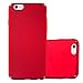 Produktbild Cadorabo Hülle für Apple iPhone 6 / iPhone 6S - Hülle in Metall ROT – Hardcase Handyhülle im Matt Metal Design - Schutzhülle Bumper Back Case Cover