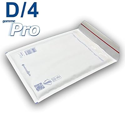 enveloppebulle Lot de 10 enveloppes à bulles blanches gamme PRO D/4 format 170x265mm