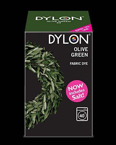 DYLON Maschine Farbstoff 350g Olivgrün, Salz Enthalten! - 3