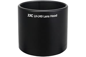 JJC Gegenlichtblende für Olympus M.ZUIKO DIGITAL ED 60 mm F2.8 Makro - Ersatz für Original Olympus LH-49, LHJ49BK
