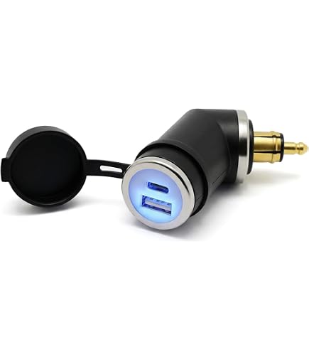 Caricabatterie USB per moto, caricabatteria per telefono da moto 12V