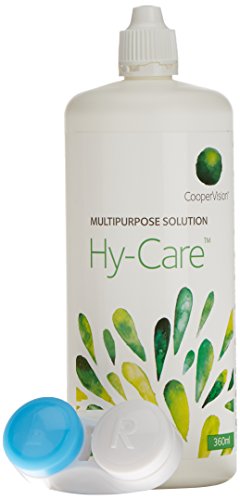 Cooper Vision Hy-Care Solution - Solución multiuso con lubricante natural, 360 ml