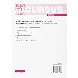 Maîtriser l'argumentation Livre en Ligne Maîtriser l'argumentation Livre en Ligne - Telecharger Ebook