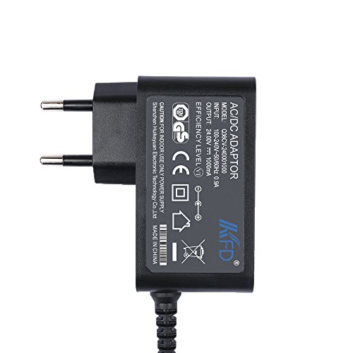 KFD Trafo 24V Netzteil 5,5 2,1mm Ladegerät für LED Strip Streifen CCTV Switch Schaltnetzteil Transformator 24 Volt AC DC Adapter steckernetzteil 24v EU Adapter 1A – 24 Watt - 3