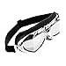 Produktbild MagiDeal Jethelm Brille Motorradbrille mit Schaum Polsterung Outdoor-Aktivität Brille - Splitterlinse