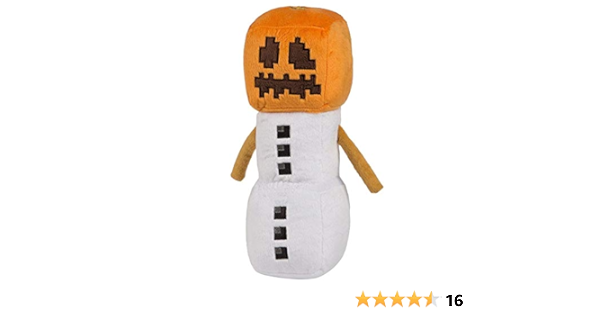 Minecraft Soft Toy Plush Large Snow Snowman 30 Cm Amazon De Toys Games