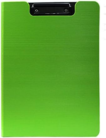 Btopllc 4 PCS High-grade Writing Conference Folder A4 PP Foam Splint Information Folder Resume Splint Glass-Green Color