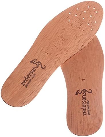 Original Zedersan Cedar Wood Insole, To Combat Sweaty Feet, Foot Odour, Fungal Nail Infections and Athlete's Foot, for Men and Women