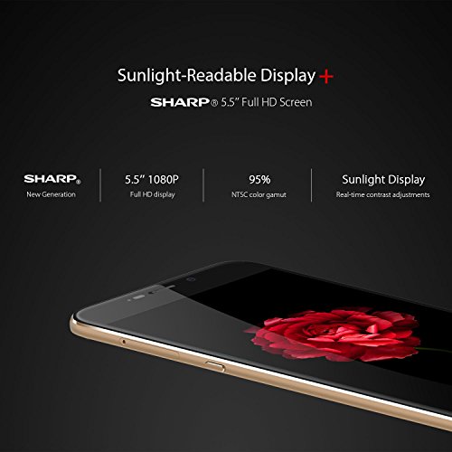 UMIDIGI Plus 5.5 inch Android 6.0 Unlocked 4G Sim Free Smartphone Helio P10 Octa Core Dual SIM 4GB RAM 32GB ROM Mobile… - Image 7