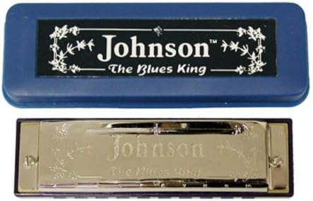 Johnson BK-520-E-FLAT Blues King Harmonica, E Flat