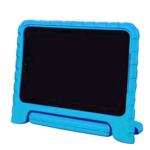 NEWSTYLE Fire 7 2015 Kindergerechte Hülle EVA Case Fallschutz mit umwandelbarer Handgriff Superleichte Stoßfeste Schutzhülle Tasche Cover für Amazon Fire 7 Zoll Tablet (5. Generation – 2015 Modell) – Blau - 6