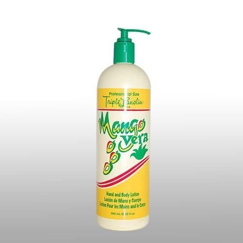 TRIPLE LANOLIN Mango Vera Hand and Body Lotion 20oz/590ml