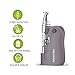Produktbild NEREUS CBD-Öl Mini-Mod-Verdampfer -entspannter Bär Hanföl Zigarette Starter Kit - Oberer Luftstrom N Horizontale Keramikspule -DIDA-Kartusche Zerstäuber, 550mAh eCig-vape Batterie - kein Nikotin