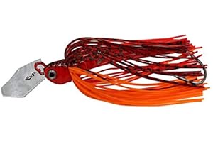 FISHIN ADDICT Skirted chatter bait jig head fishing lure with weedless hook 13g