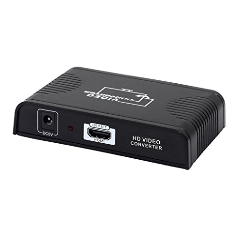 MagiDeal HDMI Zum SCART-Kabel-Anschluss Box Upscaler-Adapter-Konverter EU-Stecker Schwarz - 2