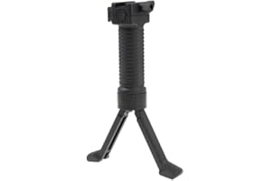 OAREA Militärische Taktische Fore Grip Zweibein Pod Picatinny Weaver Rail Rifle Foregrip für Paintball Shooting