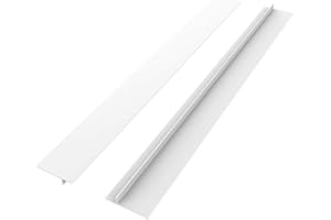 LUVODI Silikonowe nakładki o długości 63,5 cm na szczelinę między kuchenką/zmywarką/piekarnikiem a blatem kuchennym ochronią przed wyciekami. Elastyczne, łatwe czyszczenie. Opakowanie zawiera 2 sztuki