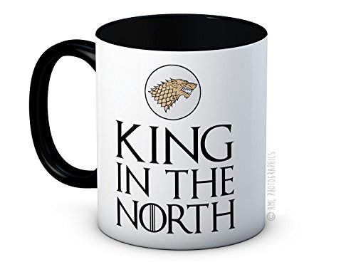 King-in-the-North-Jon-Snow-Game-of-Thrones-Hochwertige-Kaffeetasse