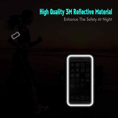 EOTW Brazalete Deportivo para iPhone Sumsang Huawei BQ  Azul Brazalete para 4 7pulgadas 