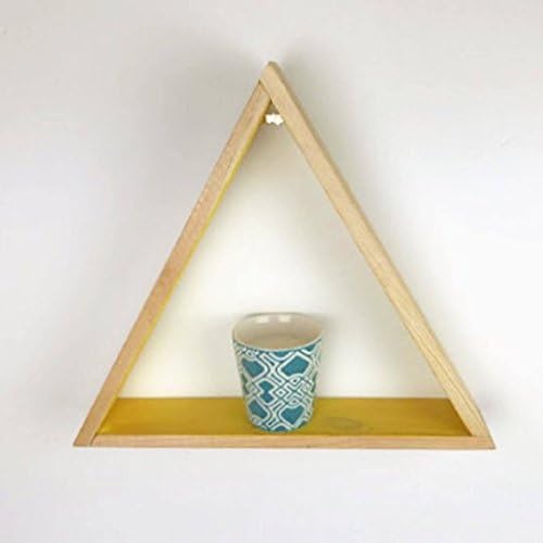 Wooden Triangle Shelf
