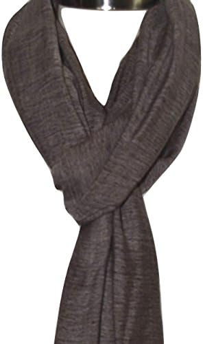 Handwoven Two Tone Color Weave, Super Soft, Large Merino Wool Scarf/Wrap. X1394