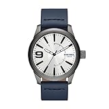 Diesel Herren Analog Quarz Smart Watch Armbanduhr mit Leder Armband DZ1859