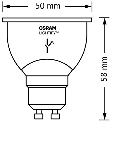 OSRAM LIGHTIFY PAR16 LED-Reflektorlampe Tunable White / dimmbar / warmweiß bis tageslicht 2700K – 6500K / Kompatibel mit Alexa - 4