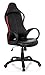 Produktbild Gaming Stuhl / Bürostuhl TRON GII Kunstleder schwarz / rot hjh OFFICE