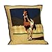 Produktbild Patch Magic Wild Horses Toss Pillow, 16-inch by 16-inch by Patch Magic