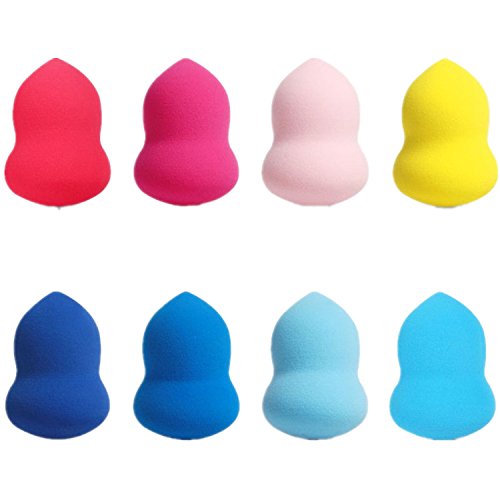 Safeinu 4pcs New Arrivisl Pro Beauty Flawless Makeup Blender Foundation Puff Gourd Shape Sponges