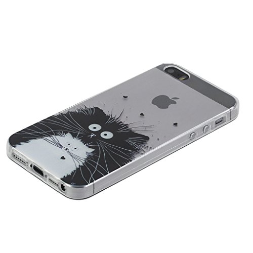 Funda iPhone 5 5S SE Silingsan Funda de Silicona TPU para iPhone 5 5S SE Carcasa Transparente Soft Clear Case Cover Funda Blanda Flexible Carcasa Delgado Ligero Caja Anti Rasgu os Anti Choque con Dise o Creativo - Gato Blanco y Negro reviews Funda iPhone 5 5S SE Silingsan Funda de Silicona TPU para iPhone 5 5S SE Carcasa Transparente Soft Clear Case Cover Funda Blanda Flexible Carcasa Delgado Ligero Caja Anti Rasgu os Anti Choque con Dise o Creativo - Gato Blanco y Negro